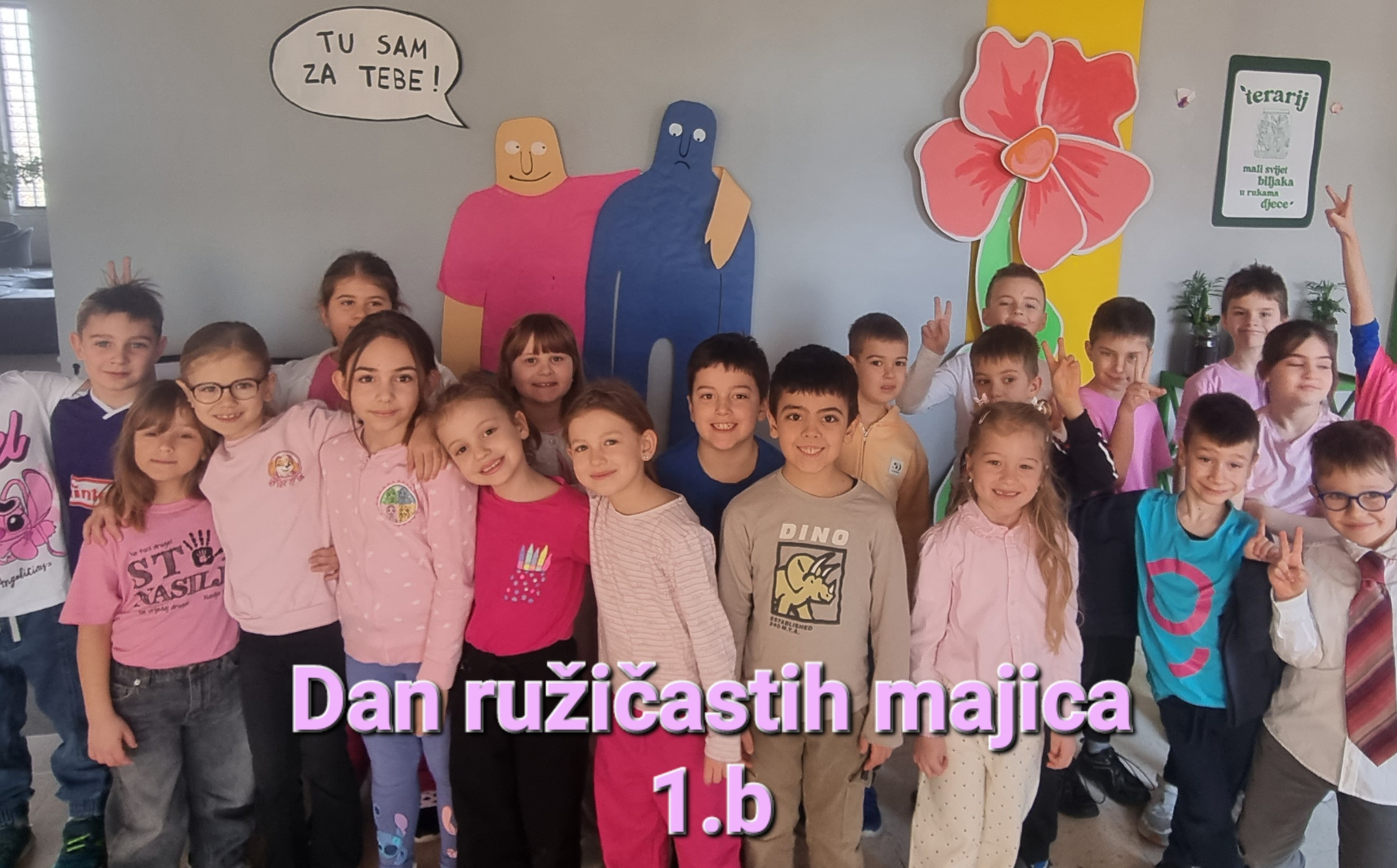 Dan ružičastih majica u 1.b