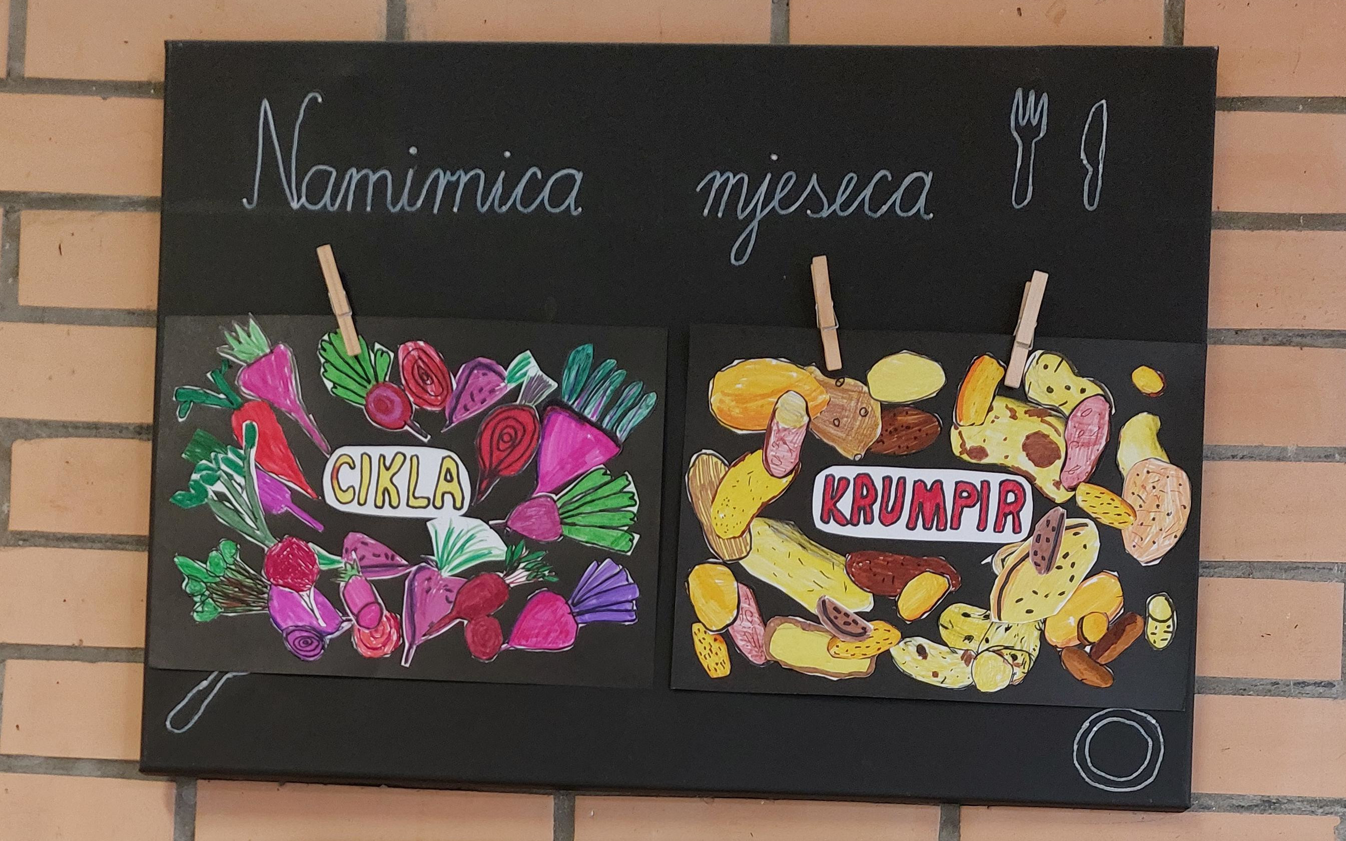 Upoznavanje namirnice mjeseca veljače u produženom boravku 2.b razreda