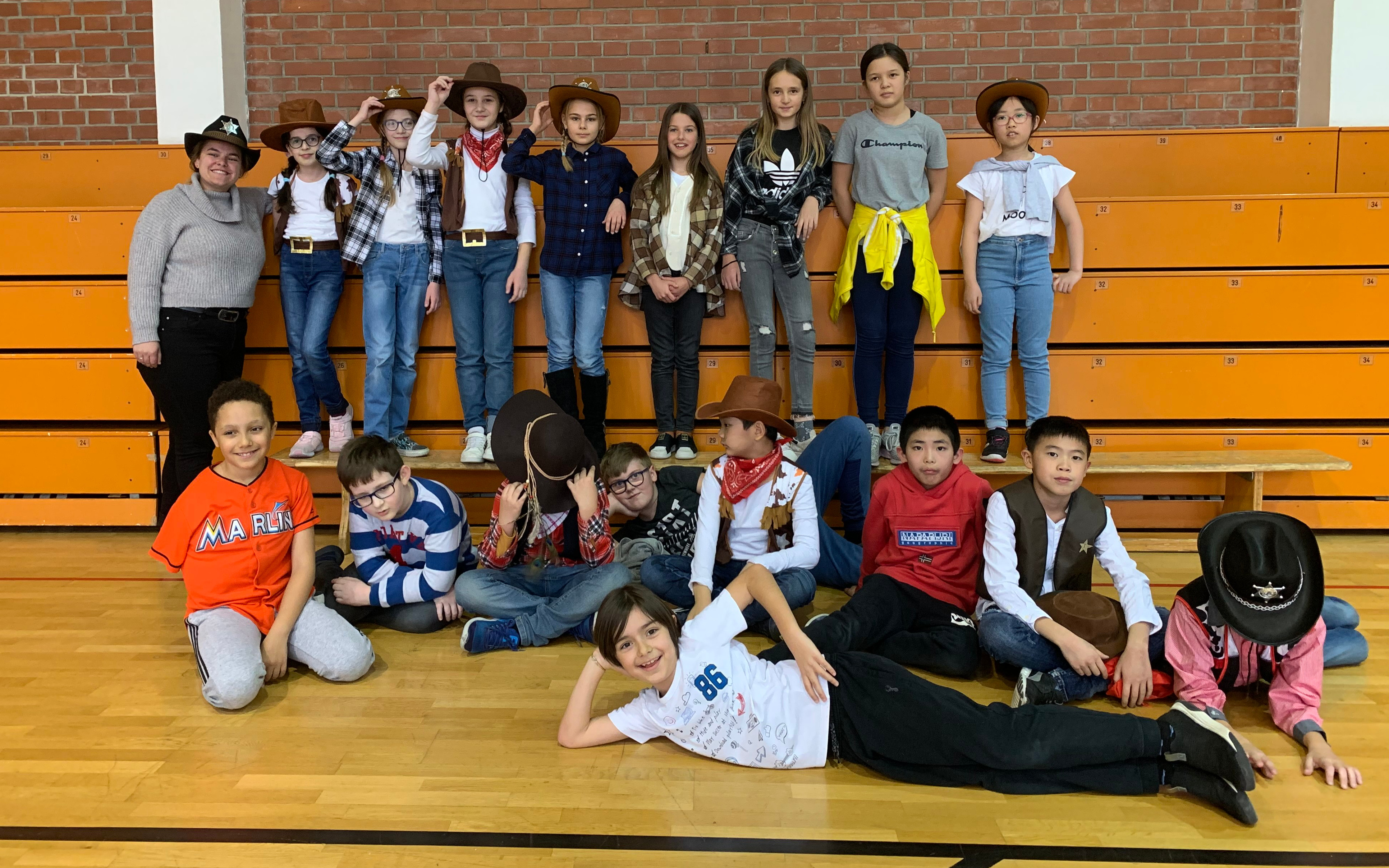 A cowboy and cowgirl carnival day!